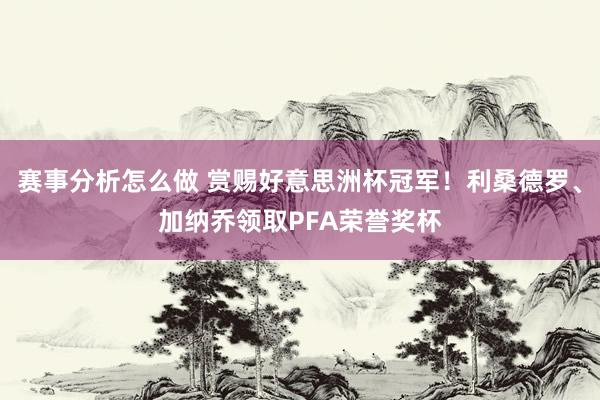 赛事分析怎么做 赏赐好意思洲杯冠军！利桑德罗、加纳乔领取PFA荣誉奖杯